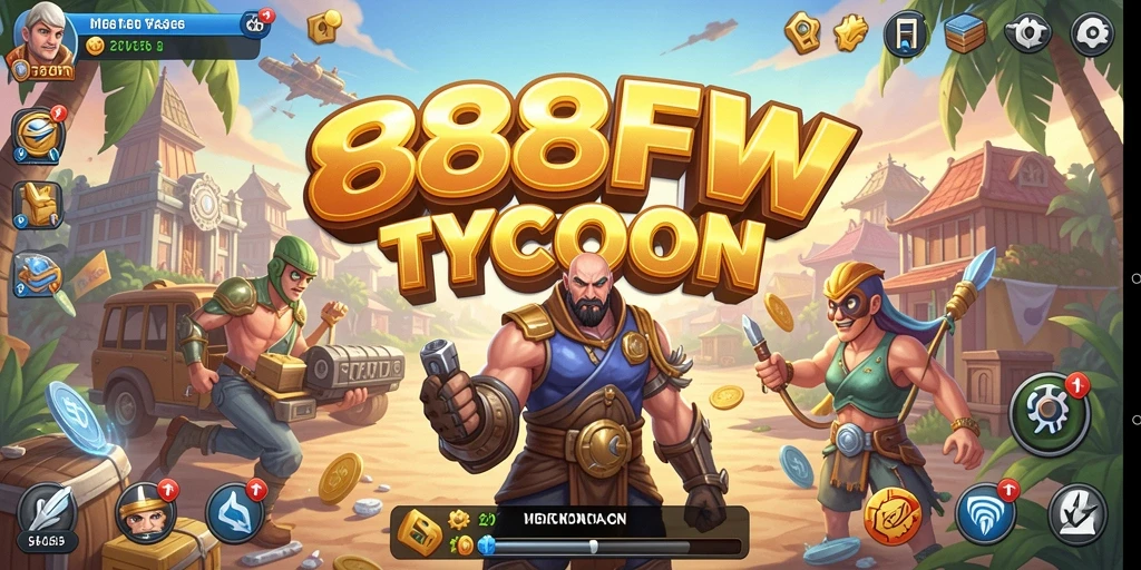 Screenshot gameplay 888FW menampilkan keseruan dunia Tycoon.