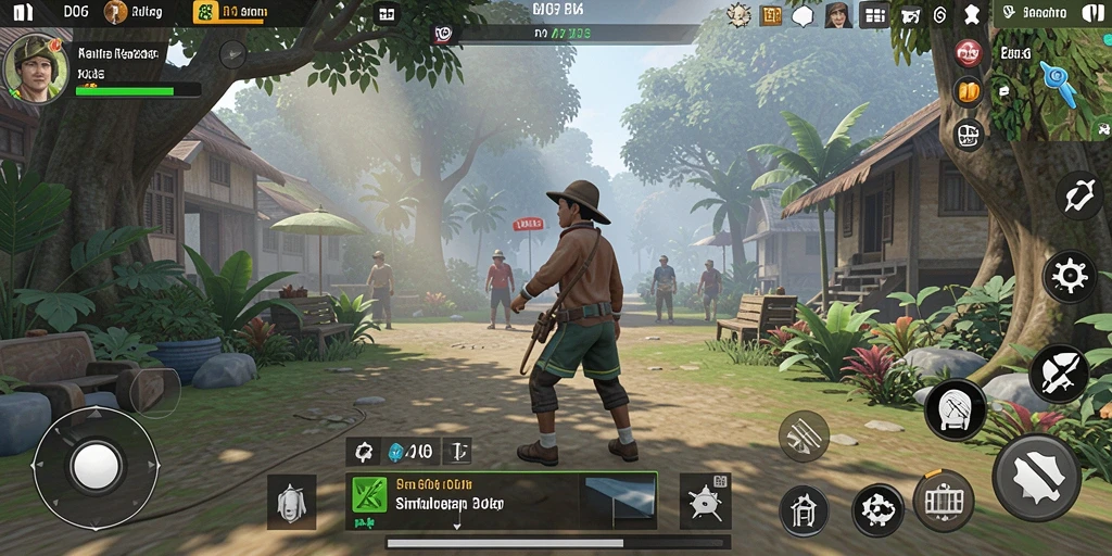 Tampilan gameplay D06 yang menarik dalam simulasi kehidupan.
