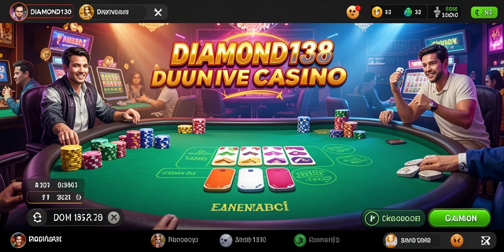 Gameplay seru di aplikasi Live Casino DIAMOND138.