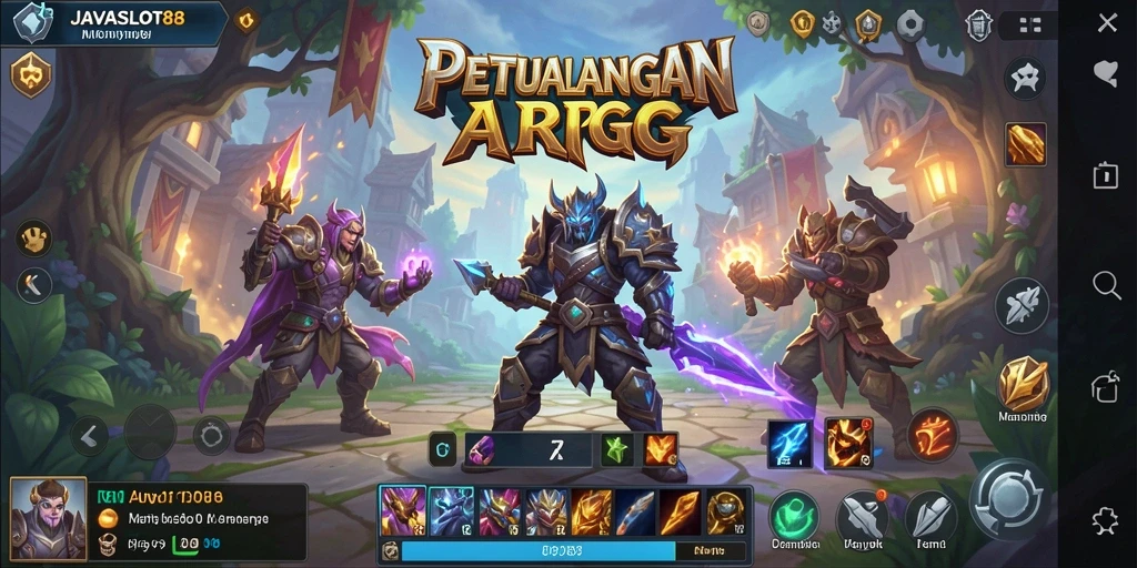 Screenshot gameplay ARPG dari JAVASLOT88 dengan aksi seru.