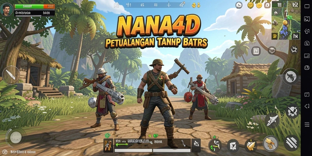 Screenshot gameplay Open World NANA4D yang menakjubkan
