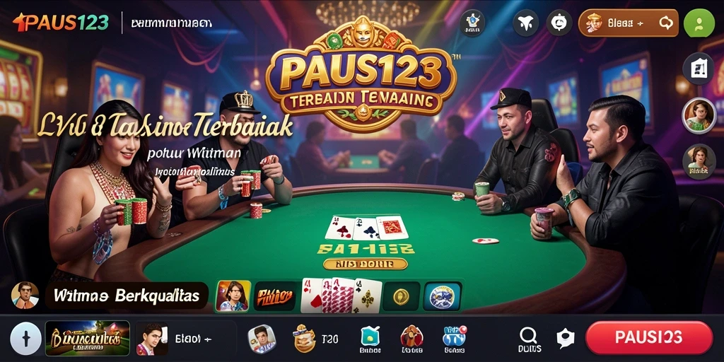 Gameplay menarik PAUS123 dalam suasana Live Casino.