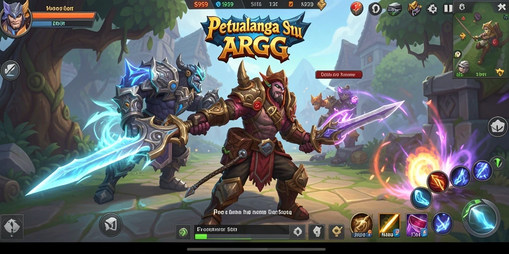 Tampilan menarik dari gameplay petualangan S9S9 yang mendebarkan.