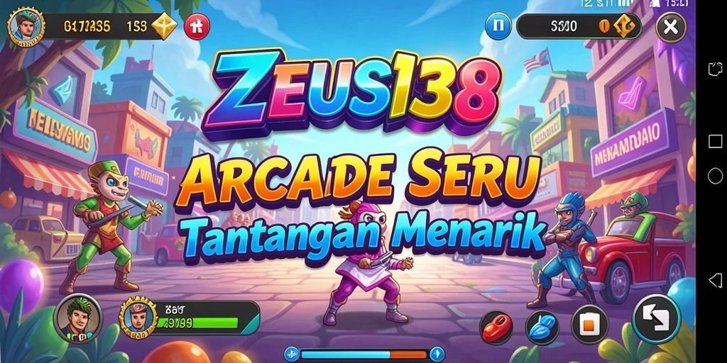 Screenshot permainan ZEUS138 menampilkan aksi Arcade yang mendebarkan.